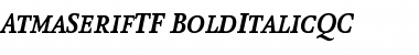 Download AtmaSerifTF-BoldItalicQC Font Download AtmaSerifTF-BoldItalicQC Font