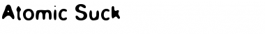 Download Atomic Suck Font