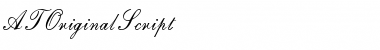 Download ATOriginalScript Font Download ATOriginalScript Font
