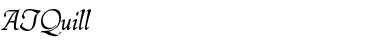 Download ATQuill Font Download ATQuill Font