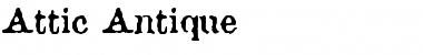 Download Attic Font Download Attic Font