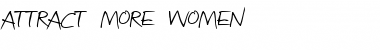 Download Attract more women Font Download Attract more women Font
