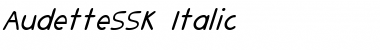 Download AudetteSSK Font