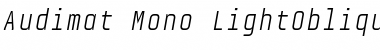 Download Audimat Mono Font