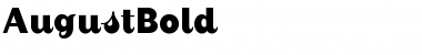 Download AugustBold Font Download AugustBold Font