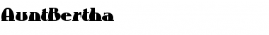 Download AuntBertha Font Download AuntBertha Font