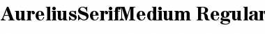 Download AureliusSerifMedium Font Download AureliusSerifMedium Font