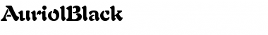 Download AuriolBlack Font