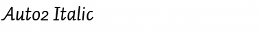 Download Auto 2 Font
