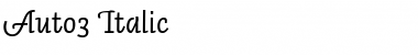 Download Auto 3 Font