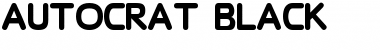 Download Autocrat Black Font Download Autocrat Black Font