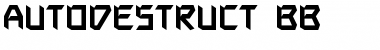 Download Autodestruct BB Font