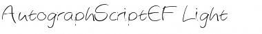 Download AutographScriptEF Font