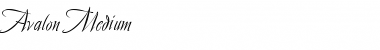 Download Avalon Medium Font Download Avalon Medium Font