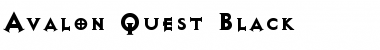 Download Avalon Quest Black Font Download Avalon Quest Black Font