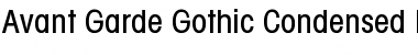Download Avant Garde Condensed BQ Font