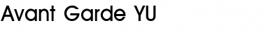 Avant Garde YU Font