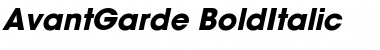 Download AvantGarde-BoldItalic Font