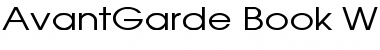 Download AvantGarde-Book Wd Font