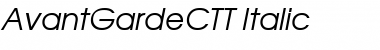 Download AvantGardeCTT Font