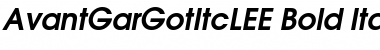 Download AvantGarGotItcLEE Font