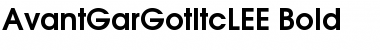 Download AvantGarGotItcLEE Font