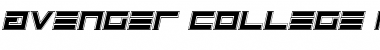 Download Avenger College Italic Font Download Avenger College Italic Font