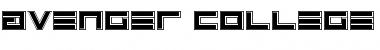 Download Avenger College Font Download Avenger College Font