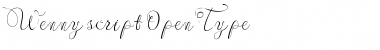 Download Wenny script Font
