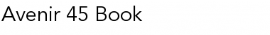 Download Avenir Regular Font