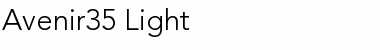 Download Avenir35-Light Font
