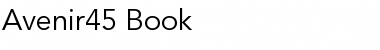 Download Avenir45-Book Font