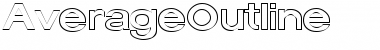 Download AverageOutline Font