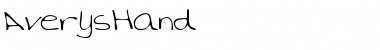 Download AverysHand Font