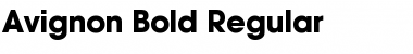 Download Avignon-Bold Font