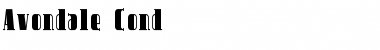 Download Avondale Cond Font