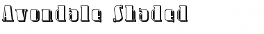 Download Avondale Shaded Font