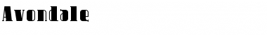 Download Avondale Font