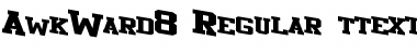 Download AwkWard8 Font