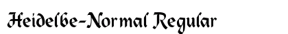 Heidelbe-Normal Regular preview