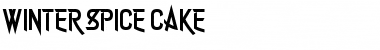 Download Winter Spice Cake Font