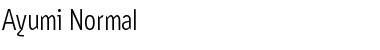 Download Ayumi Normal Font