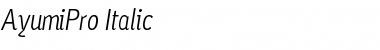 Download Ayumi Pro Font