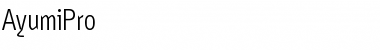 Download Ayumi Pro Font