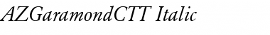 Download AZGaramondCTT Font
