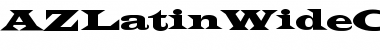 Download AZLatinWideCTT Font Download AZLatinWideCTT Font