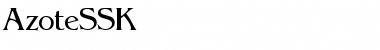 Download AzoteSSK Font