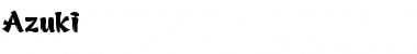 Download Azuki Font Download Azuki Font