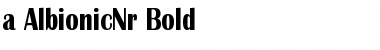 Download a_AlbionicNr Bold Font