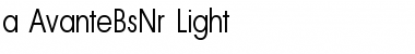 Download a_AvanteBsNr Light Font